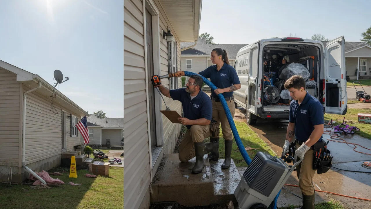 Ceiling Water Damage Restoration in Vermillion, SD near me